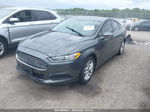 2016 Ford Fusion Se Gray vin: 3FA6P0H70GR288786