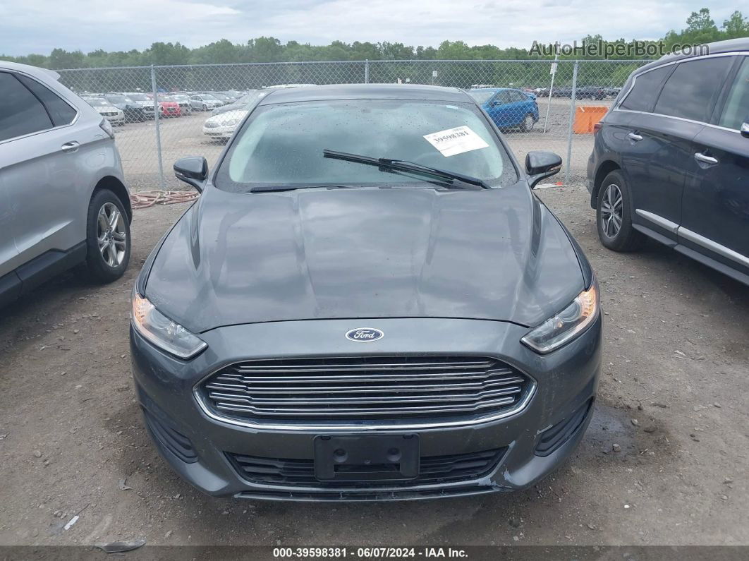 2016 Ford Fusion Se Gray vin: 3FA6P0H70GR288786