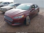 2016 Ford Fusion Se Красный vin: 3FA6P0H70GR305425