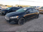 2016 Ford Fusion Se Black vin: 3FA6P0H70GR324721