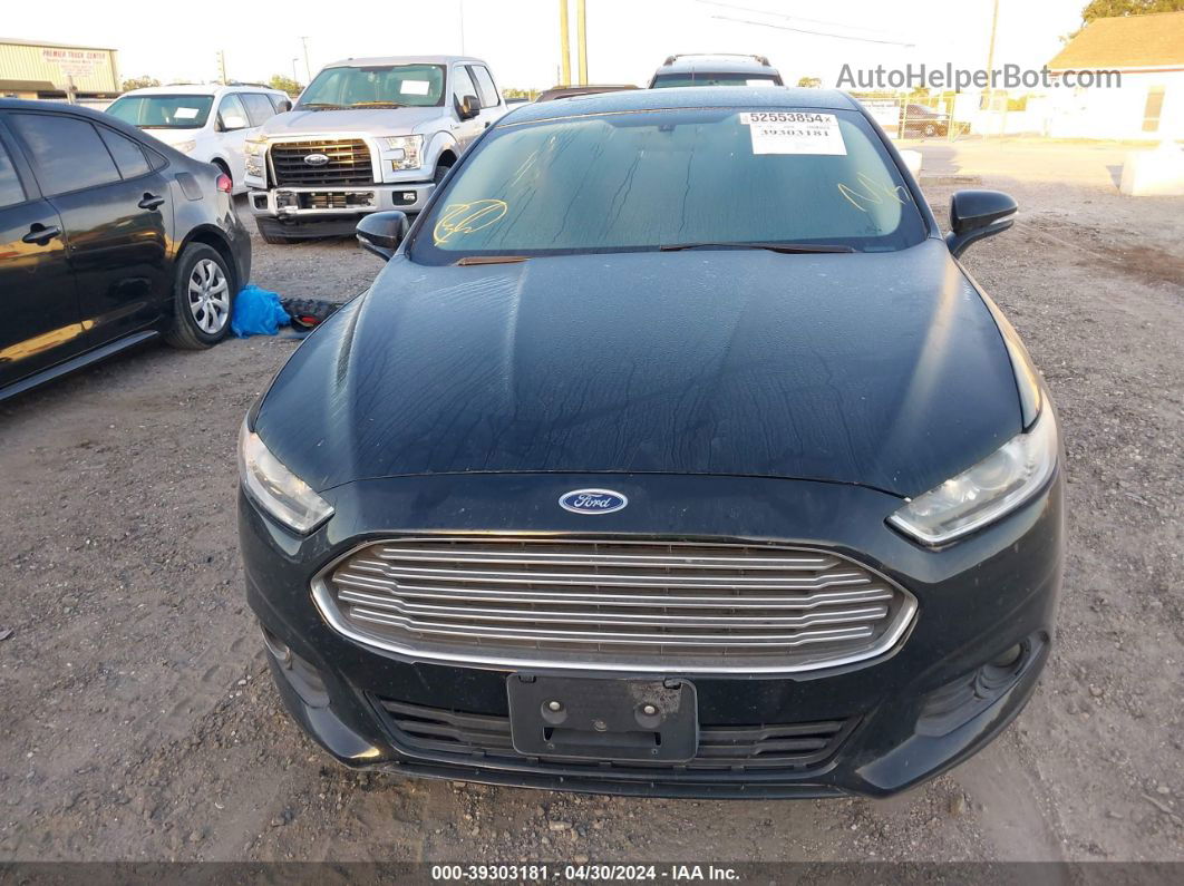 2016 Ford Fusion Se Black vin: 3FA6P0H70GR324721