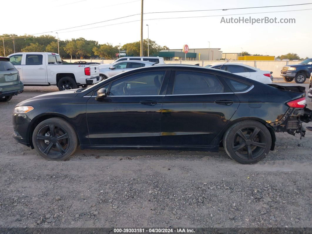 2016 Ford Fusion Se Black vin: 3FA6P0H70GR324721