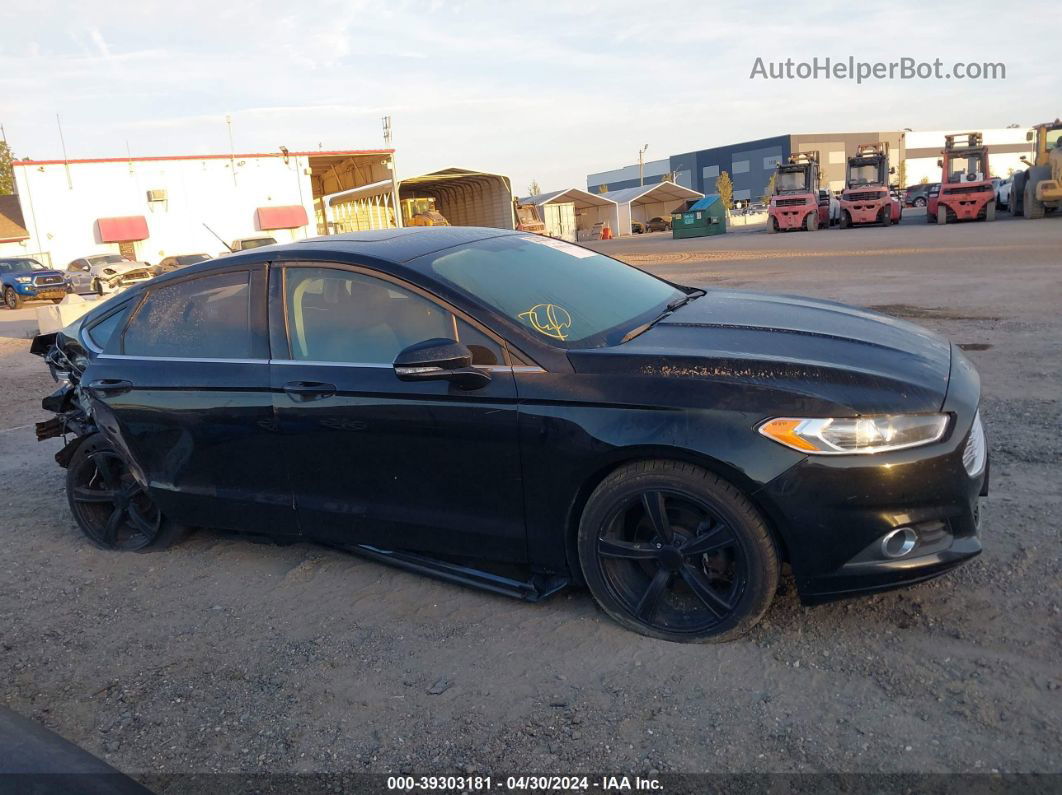 2016 Ford Fusion Se Black vin: 3FA6P0H70GR324721