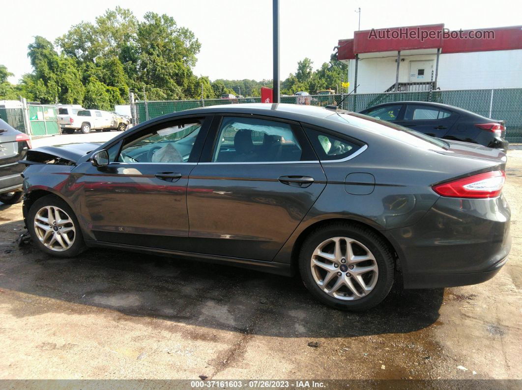 2016 Ford Fusion Se Gray vin: 3FA6P0H70GR335900