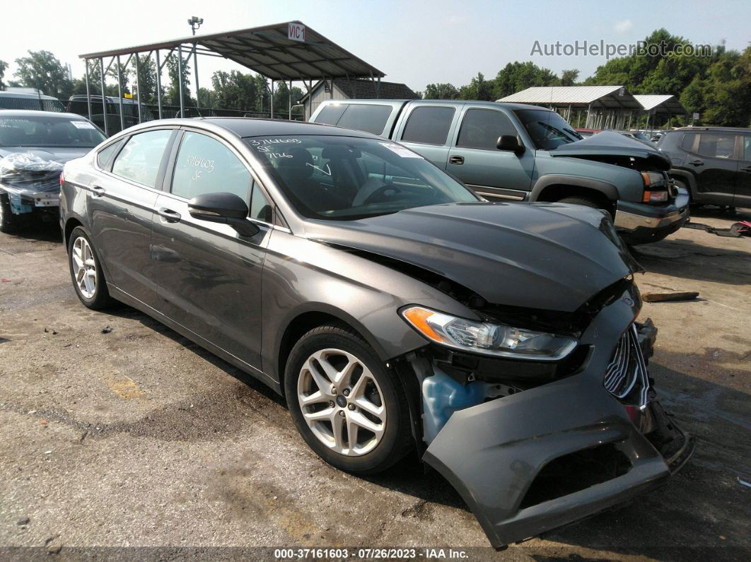 2016 Ford Fusion Se Gray vin: 3FA6P0H70GR335900