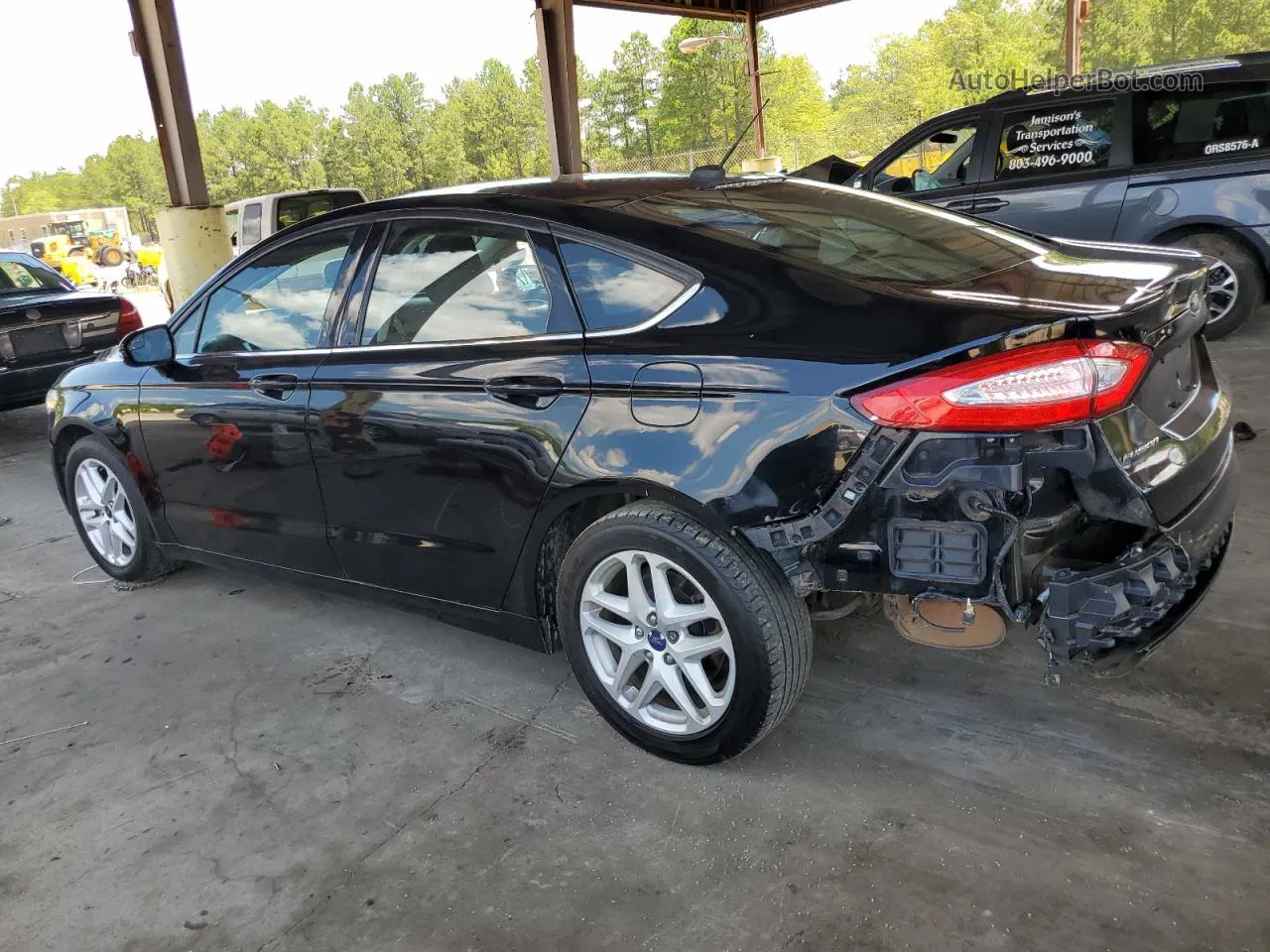 2016 Ford Fusion Se Black vin: 3FA6P0H70GR336903