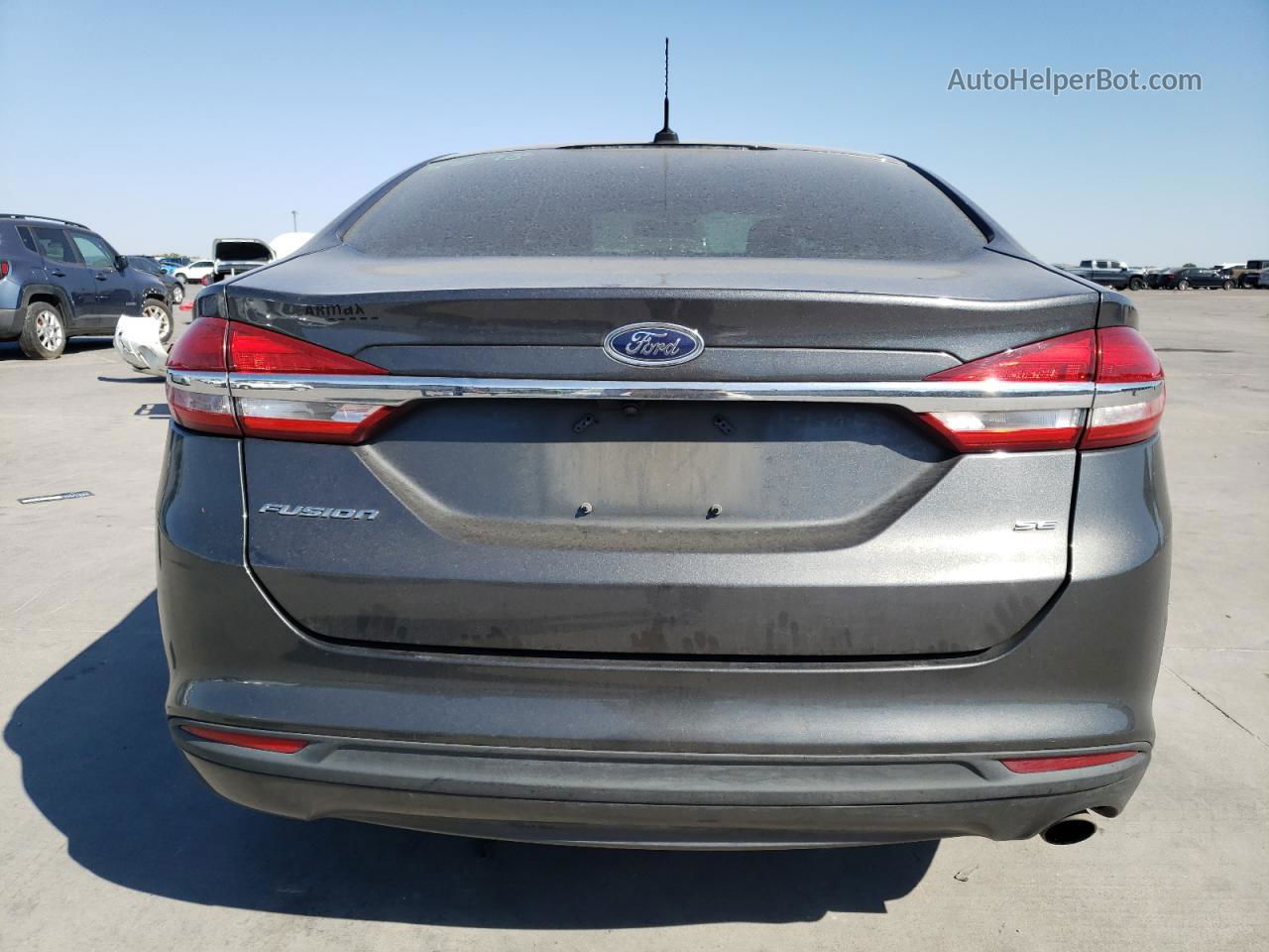 2017 Ford Fusion Se Угольный vin: 3FA6P0H70HR186714