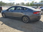 2017 Ford Fusion Se Gray vin: 3FA6P0H70HR221896