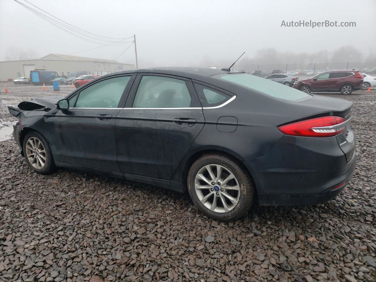 2017 Ford Fusion Se Black vin: 3FA6P0H70HR269091