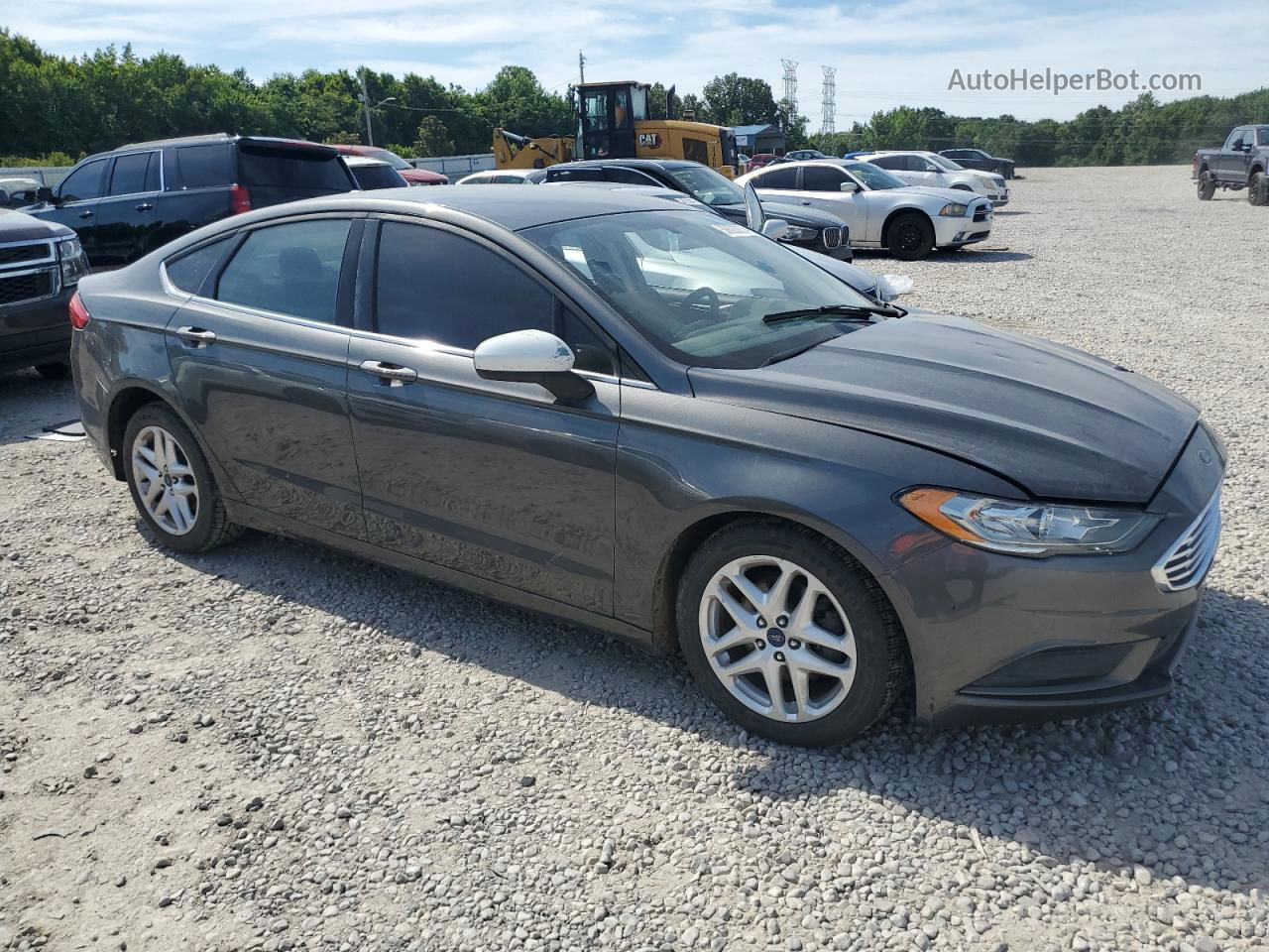 2017 Ford Fusion Se Charcoal vin: 3FA6P0H70HR339690