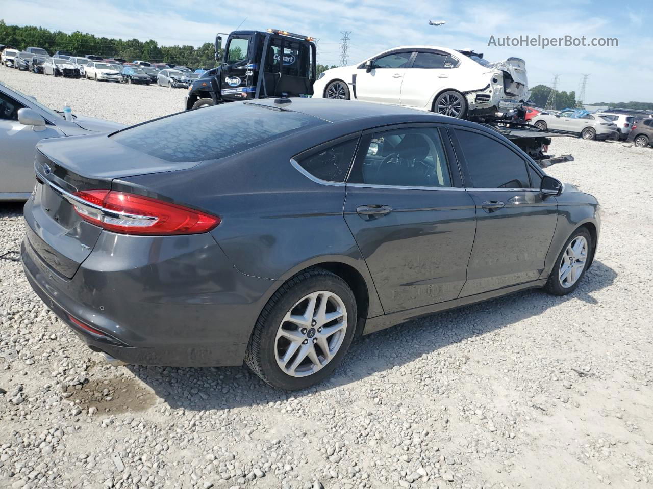 2017 Ford Fusion Se Charcoal vin: 3FA6P0H70HR339690