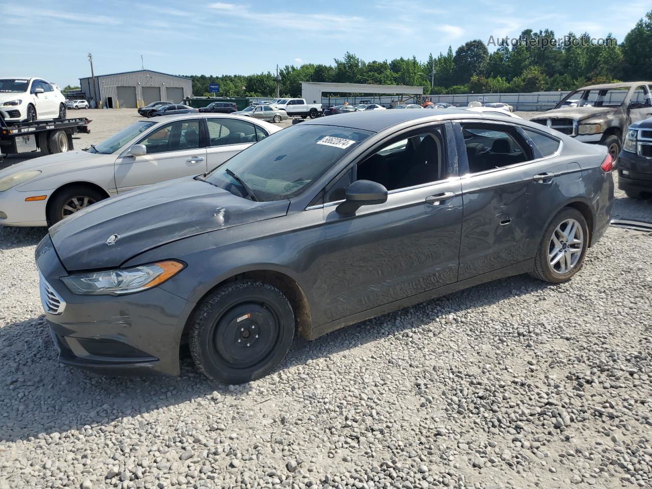 2017 Ford Fusion Se Charcoal vin: 3FA6P0H70HR339690