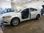 2017 Ford Fusion Se Silver vin: 3FA6P0H70HR394611