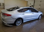 2017 Ford Fusion Se Silver vin: 3FA6P0H70HR394611