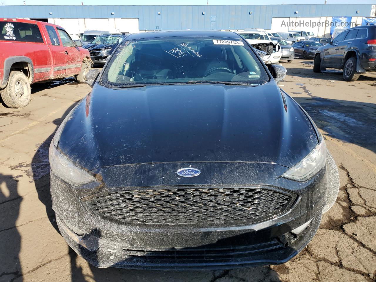 2017 Ford Fusion Se Черный vin: 3FA6P0H70HR395449