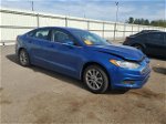 2017 Ford Fusion Se Blue vin: 3FA6P0H70HR401783