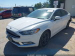 2018 Ford Fusion Se White vin: 3FA6P0H70JR115213