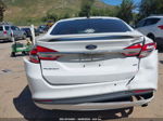 2018 Ford Fusion Se White vin: 3FA6P0H70JR115213