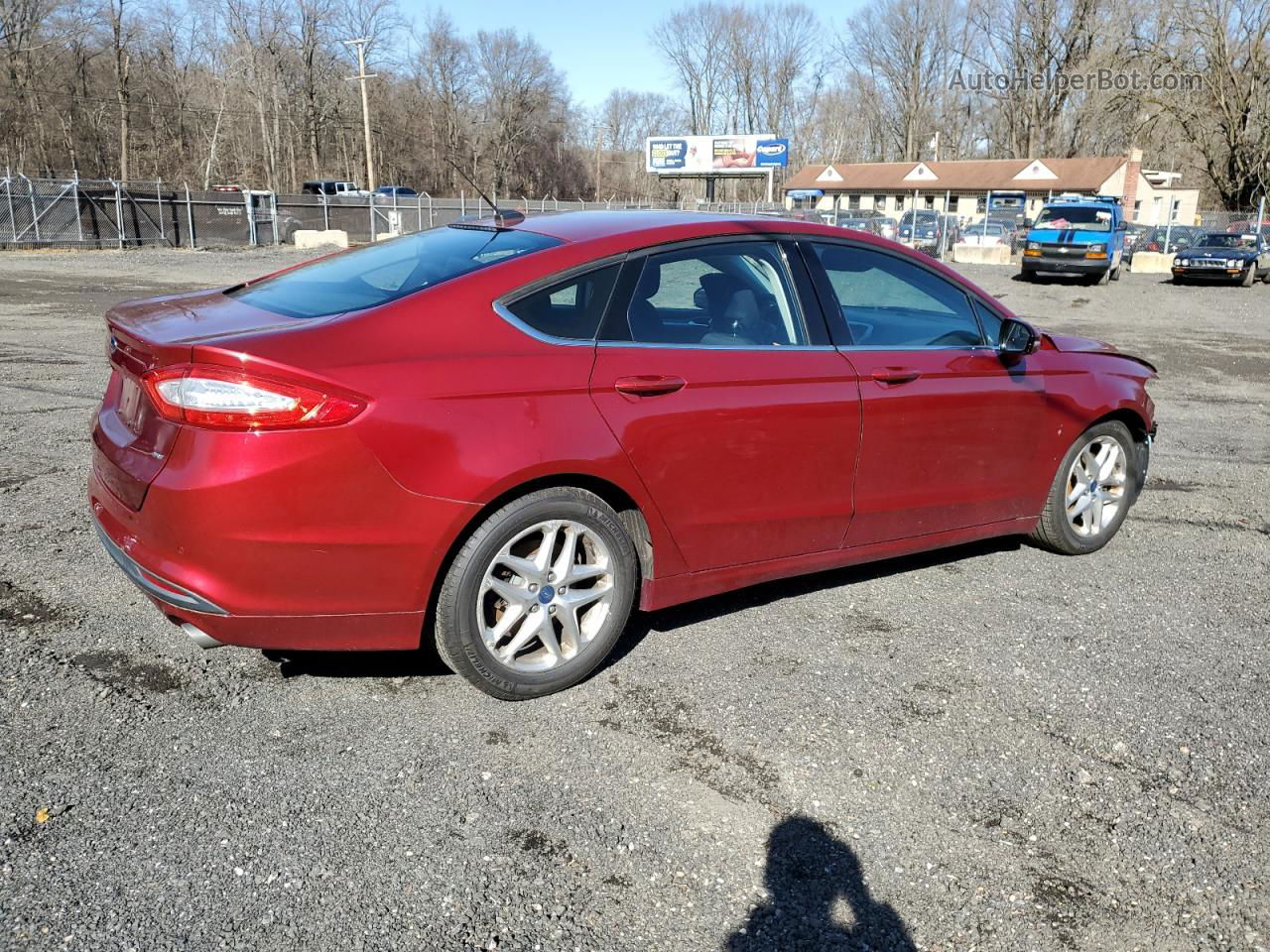 2013 Ford Fusion Se Красный vin: 3FA6P0H71DR115872