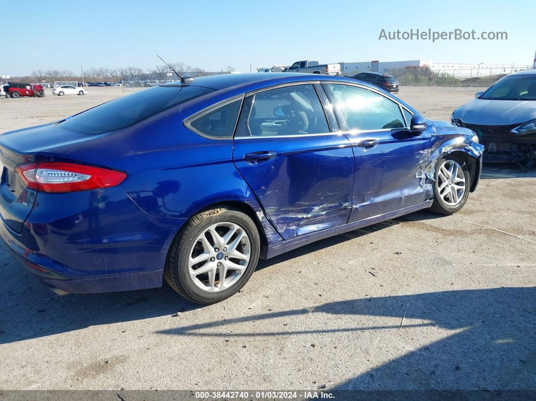 2013 Ford Fusion Se Blue vin: 3FA6P0H71DR119162