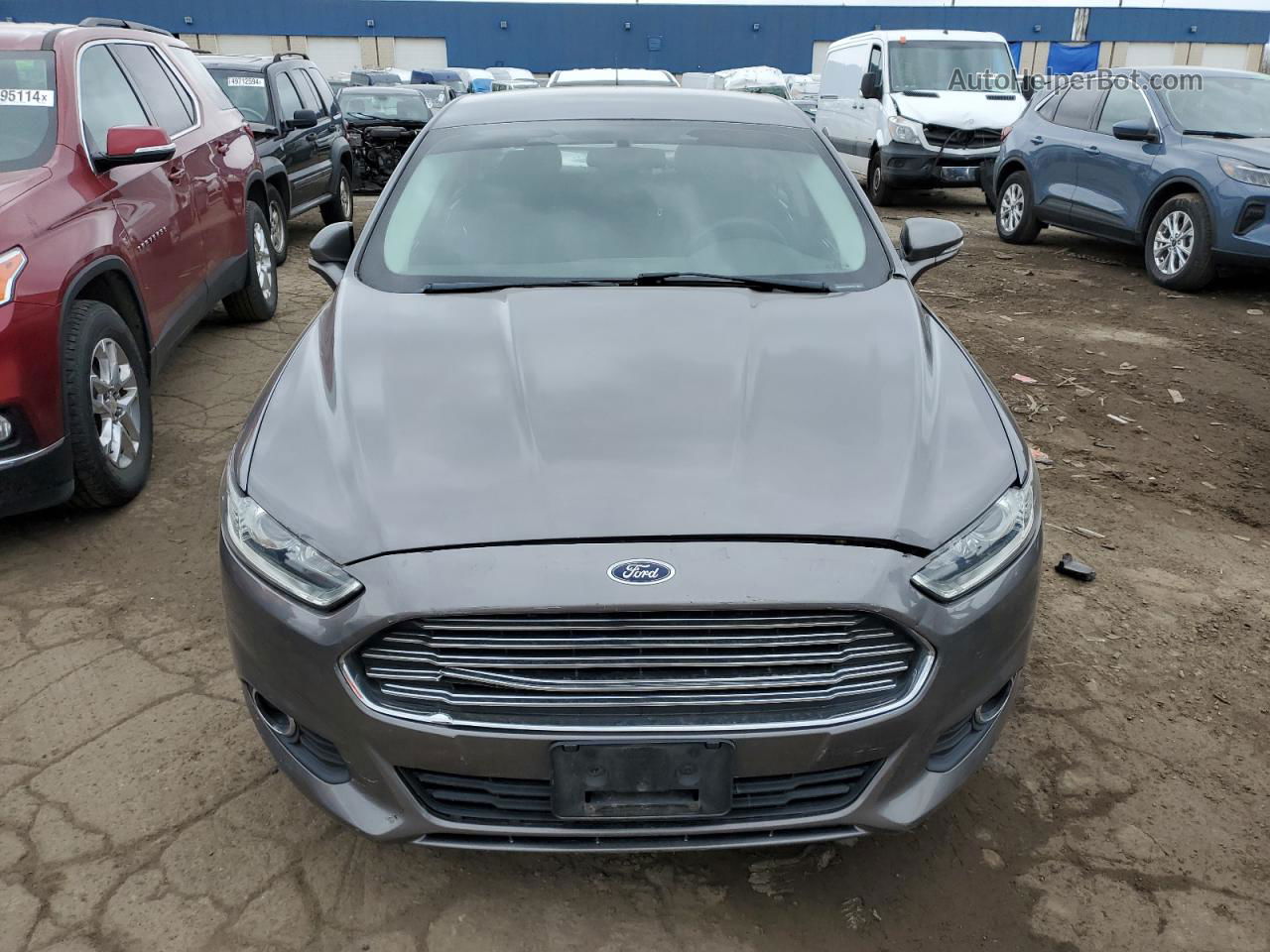 2013 Ford Fusion Se Серый vin: 3FA6P0H71DR296181