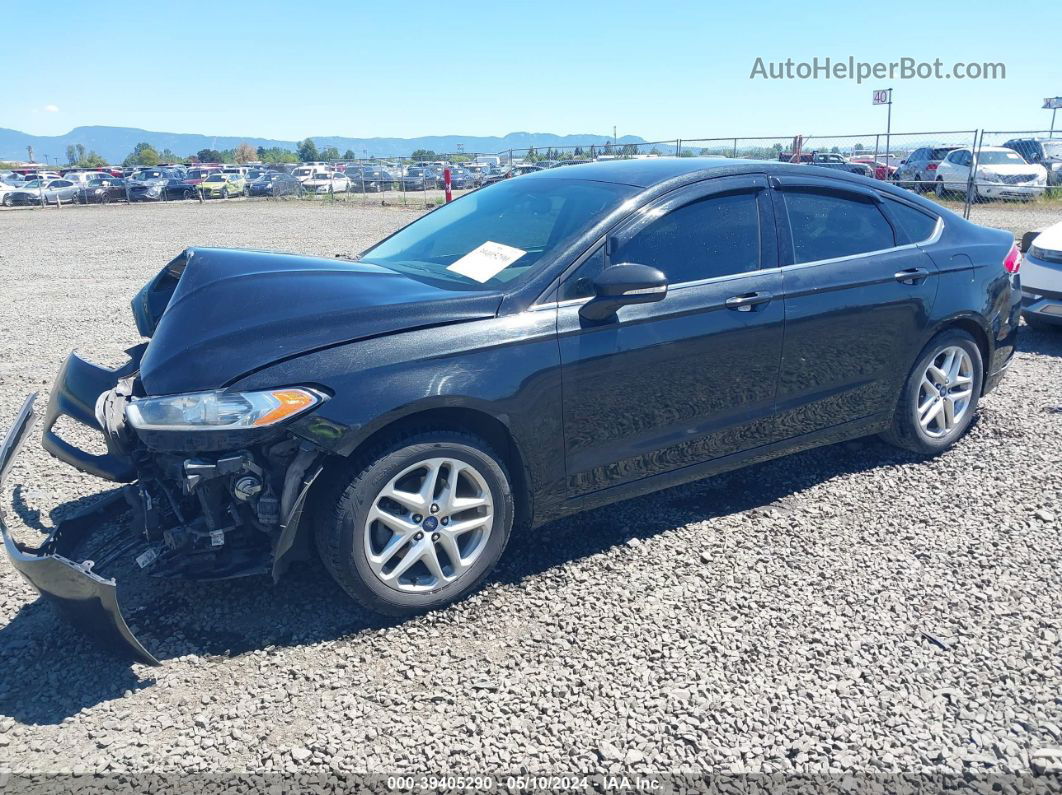 2013 Ford Fusion Se Black vin: 3FA6P0H71DR306353