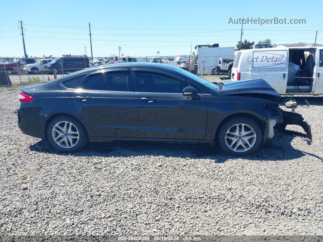 2013 Ford Fusion Se Black vin: 3FA6P0H71DR306353