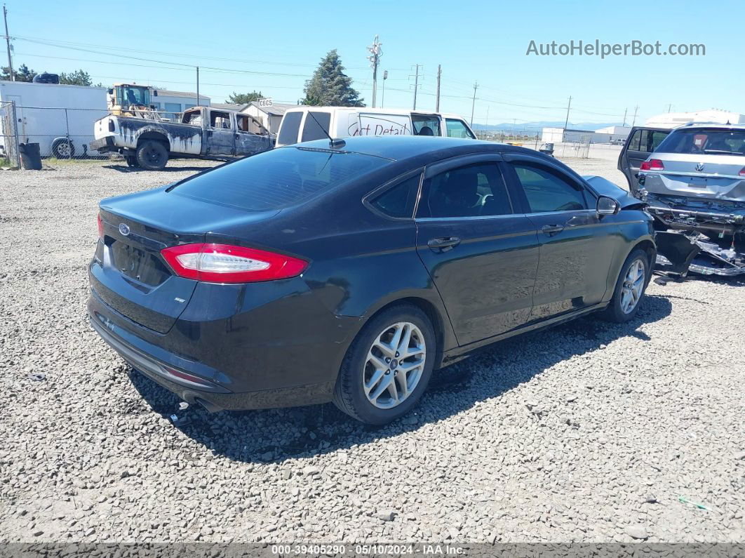 2013 Ford Fusion Se Black vin: 3FA6P0H71DR306353