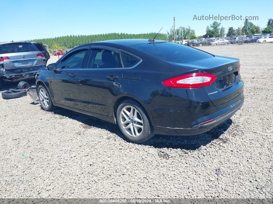 2013 Ford Fusion Se Black vin: 3FA6P0H71DR306353