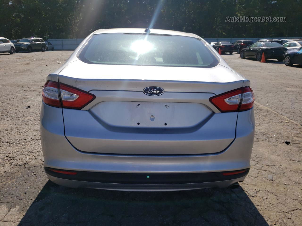 2013 Ford Fusion Se Silver vin: 3FA6P0H71DR318566