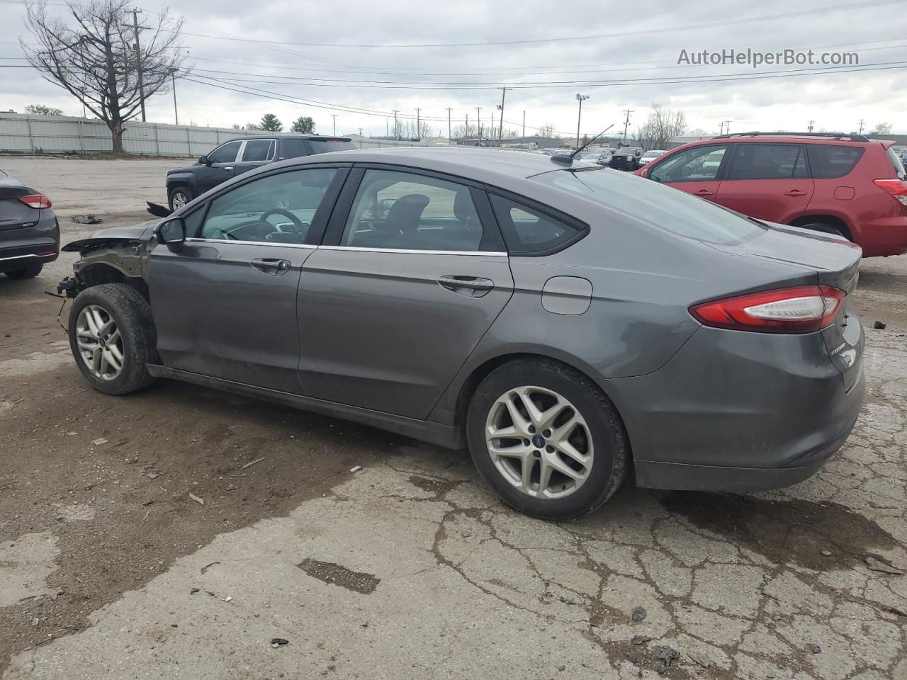 2013 Ford Fusion Se Gray vin: 3FA6P0H71DR349378