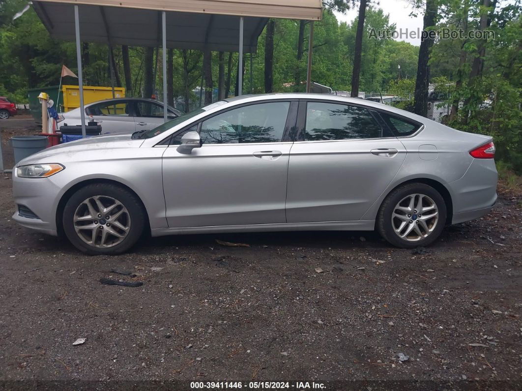 2013 Ford Fusion Se Silver vin: 3FA6P0H71DR364012