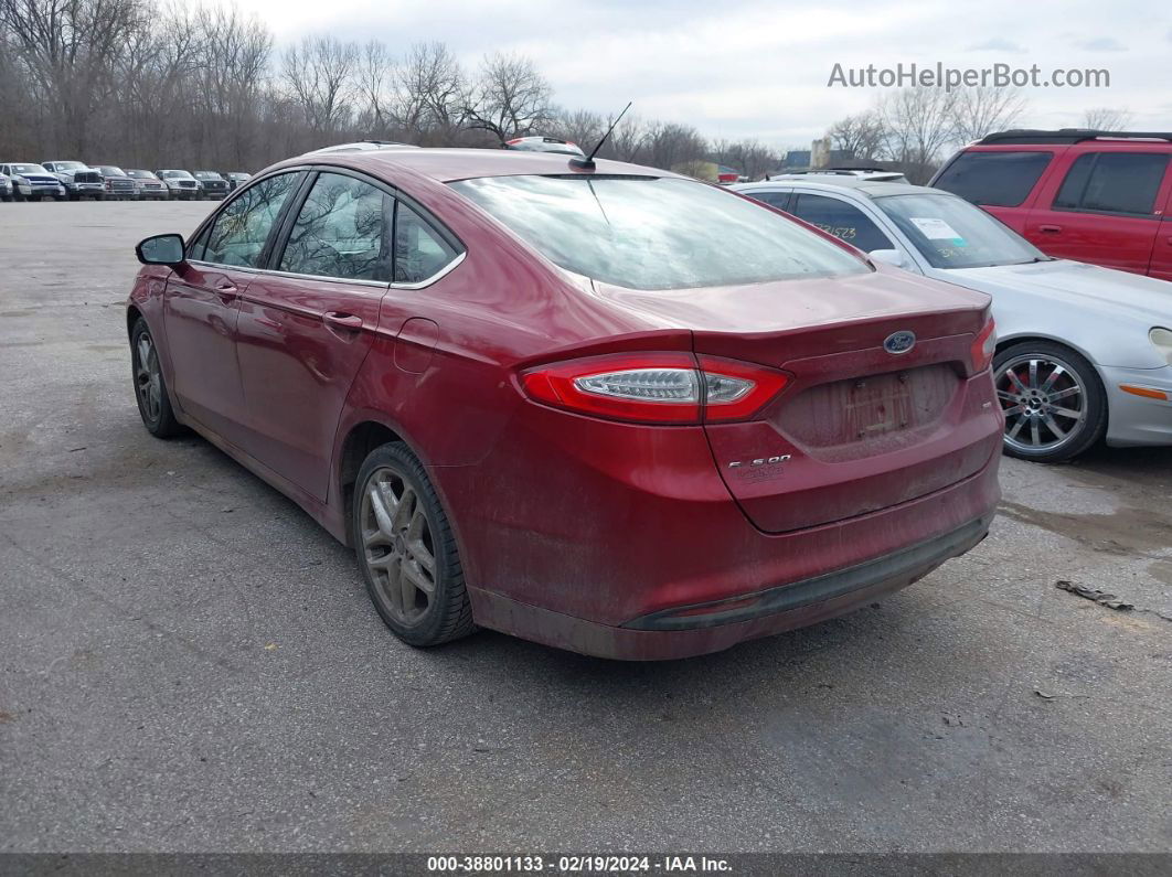 2014 Ford Fusion Se Red vin: 3FA6P0H71ER138389