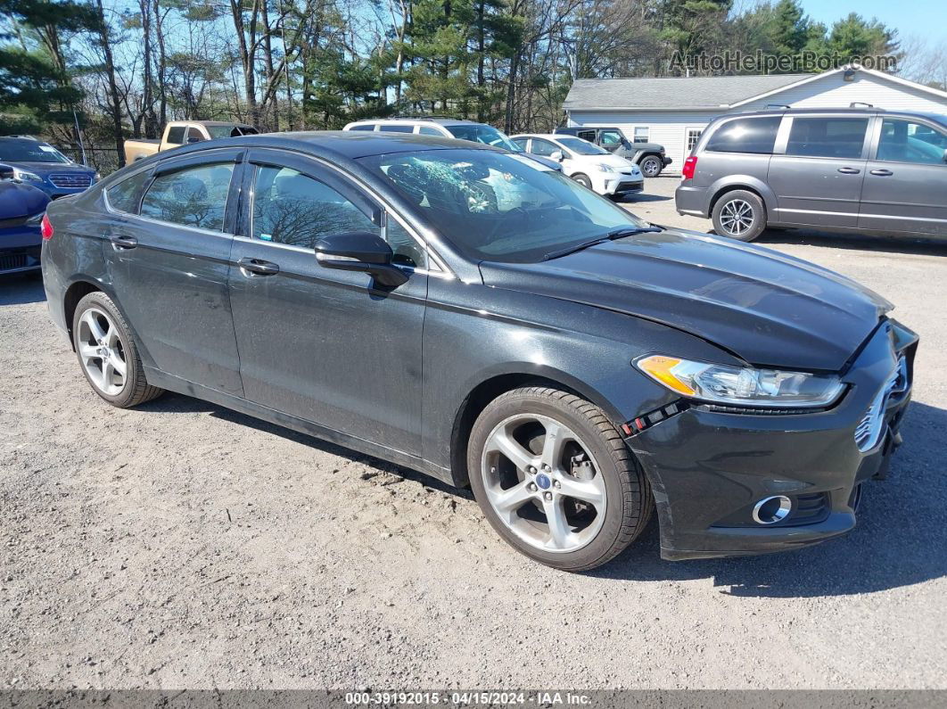 2014 Ford Fusion Se Black vin: 3FA6P0H71ER156097