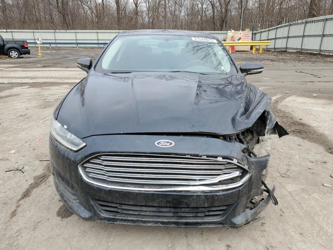 2014 Ford Fusion Se Black vin: 3FA6P0H71ER213897