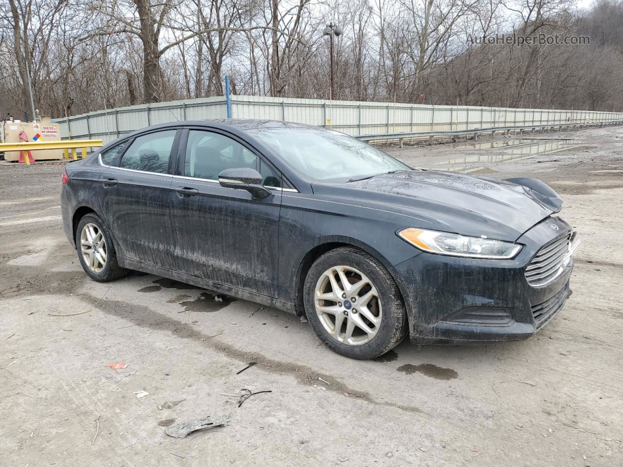 2014 Ford Fusion Se Black vin: 3FA6P0H71ER213897