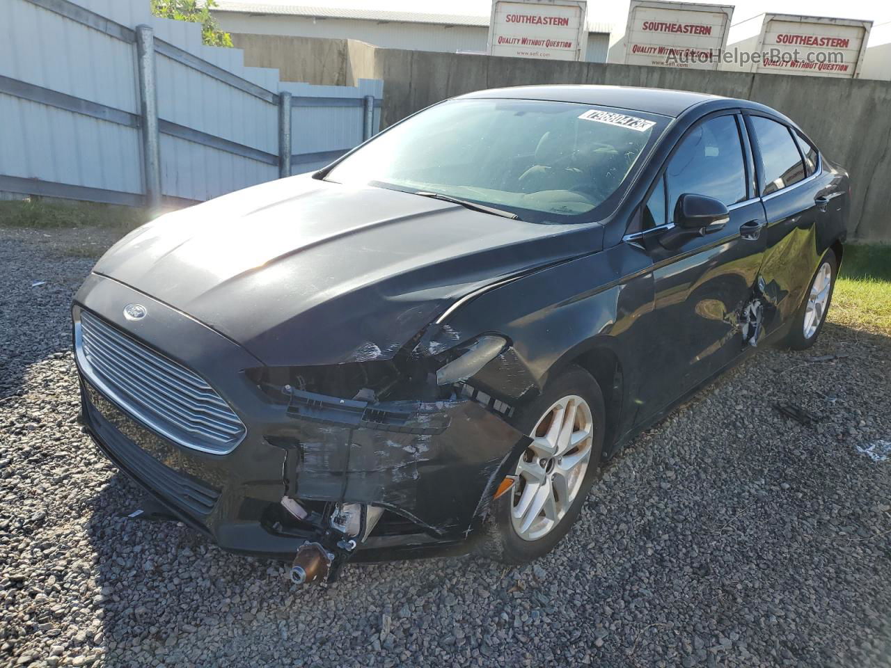 2014 Ford Fusion Se Black vin: 3FA6P0H71ER350290