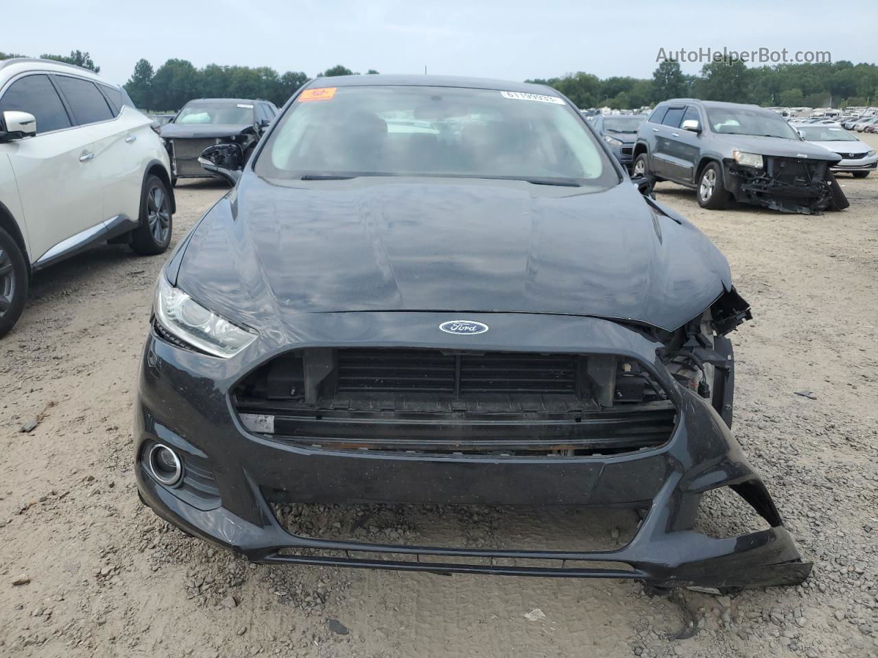 2015 Ford Fusion Se Black vin: 3FA6P0H71FR145876