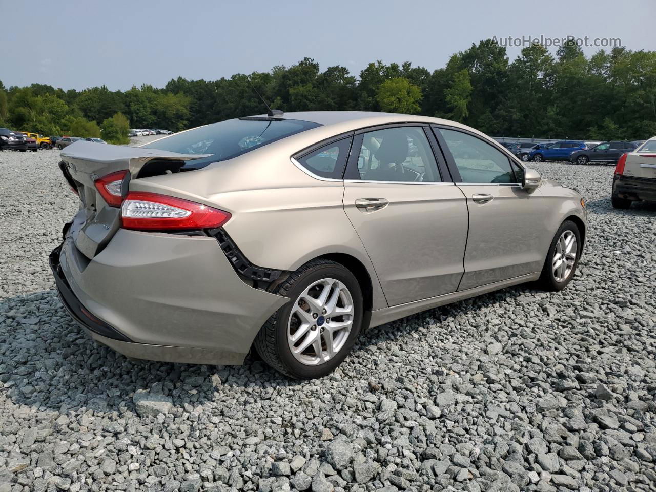 2015 Ford Fusion Se Gold vin: 3FA6P0H71FR166937