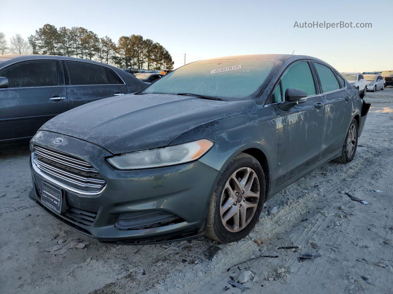 2015 Ford Fusion Se Green vin: 3FA6P0H71FR171166