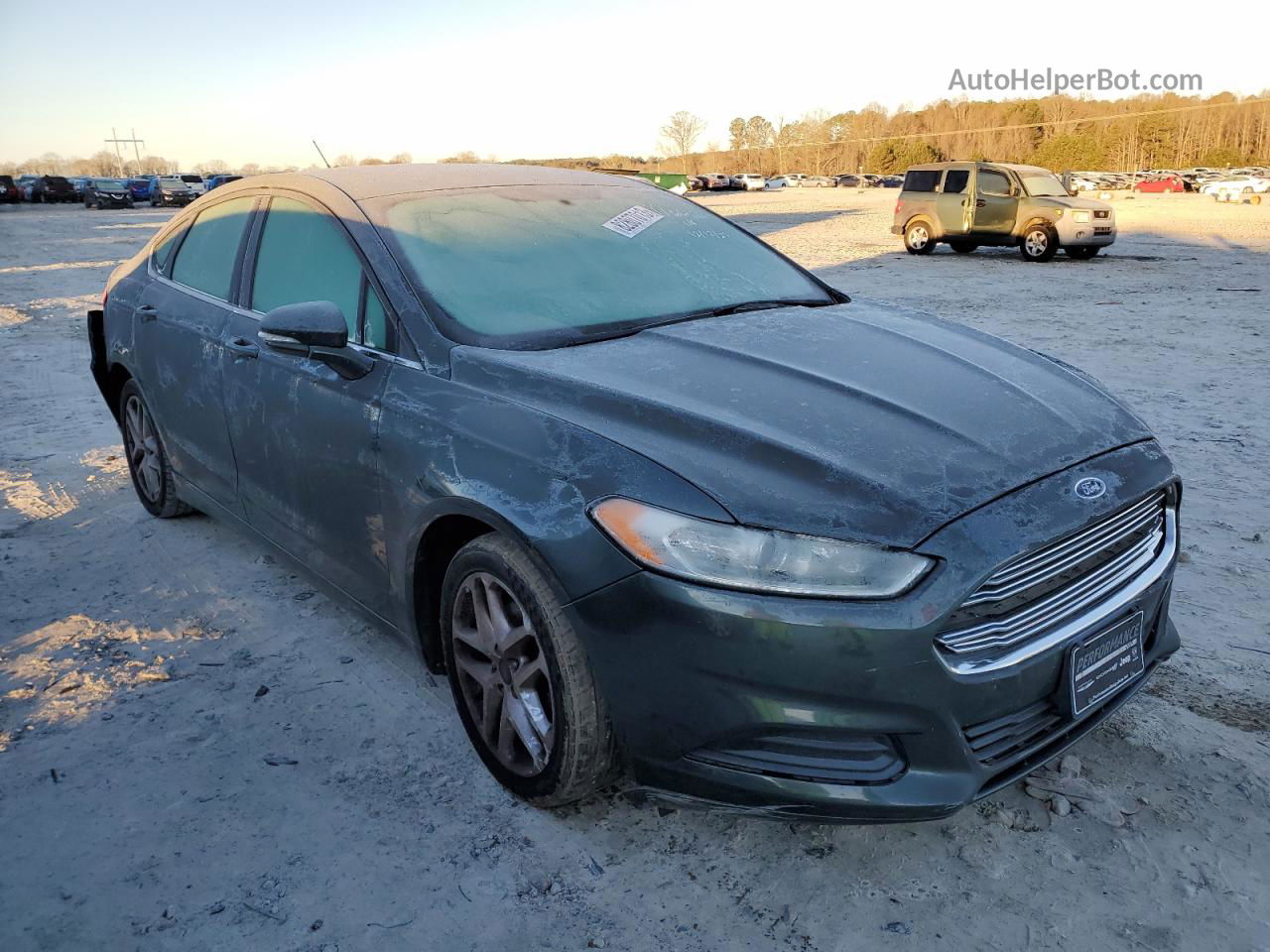 2015 Ford Fusion Se Green vin: 3FA6P0H71FR171166