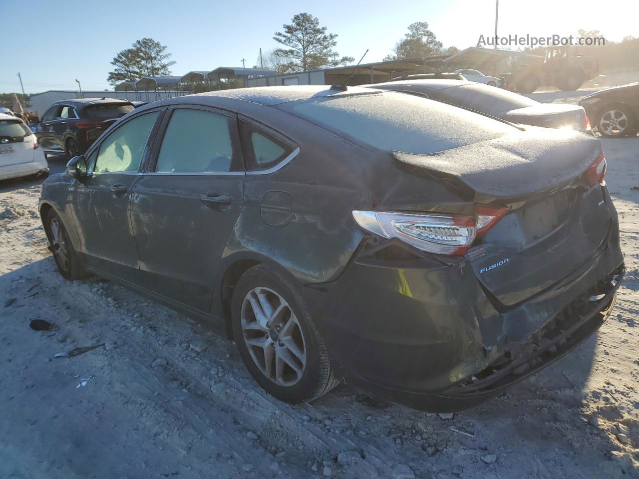 2015 Ford Fusion Se Green vin: 3FA6P0H71FR171166