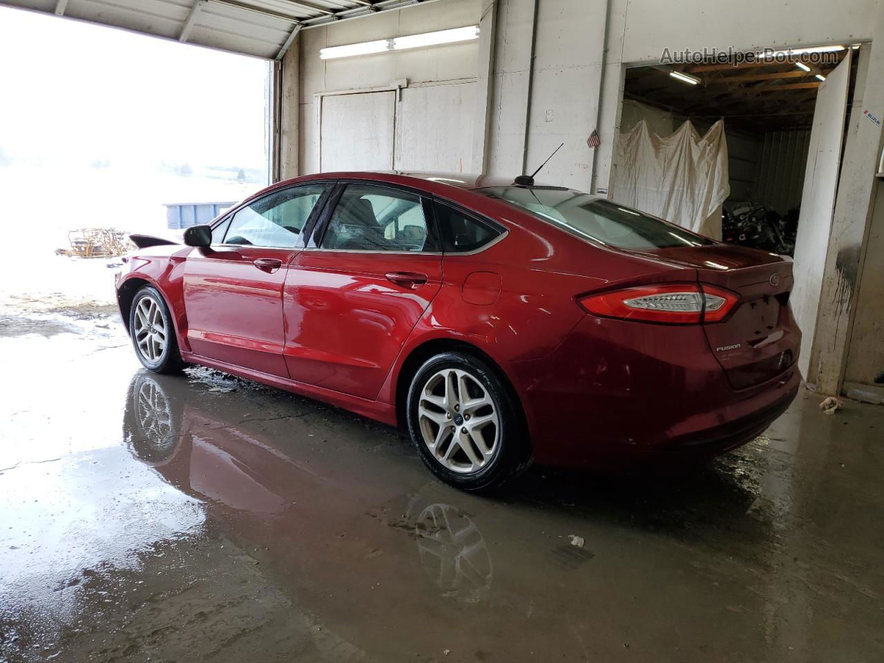 2015 Ford Fusion Se Burgundy vin: 3FA6P0H71FR219197