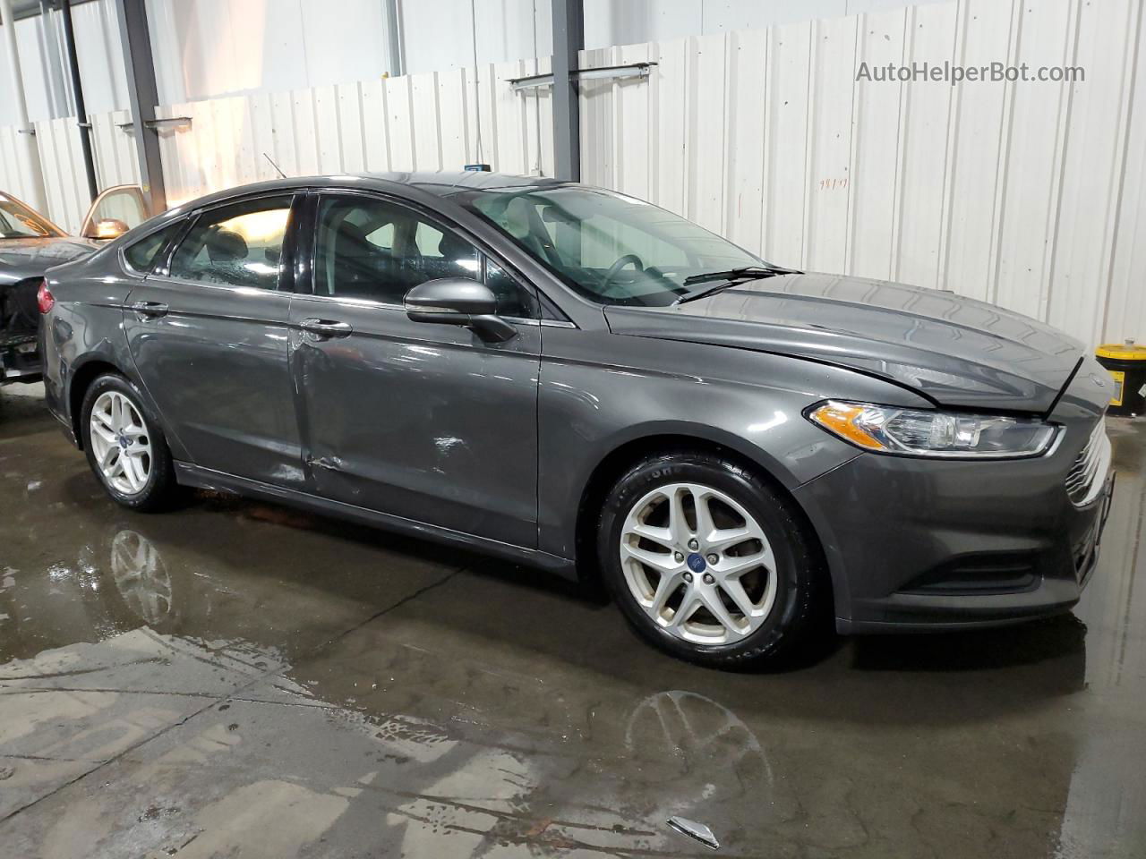 2015 Ford Fusion Se Gray vin: 3FA6P0H71FR263197