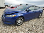 2015 Ford Fusion Se Синий vin: 3FA6P0H71FR306324