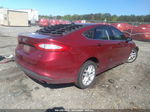 2016 Ford Fusion Se Red vin: 3FA6P0H71GR121188