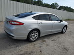 2016 Ford Fusion Se Silver vin: 3FA6P0H71GR151842