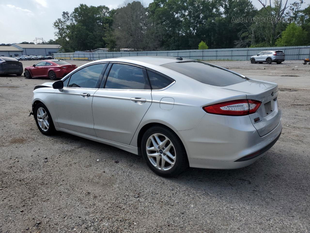 2016 Ford Fusion Se Silver vin: 3FA6P0H71GR151842