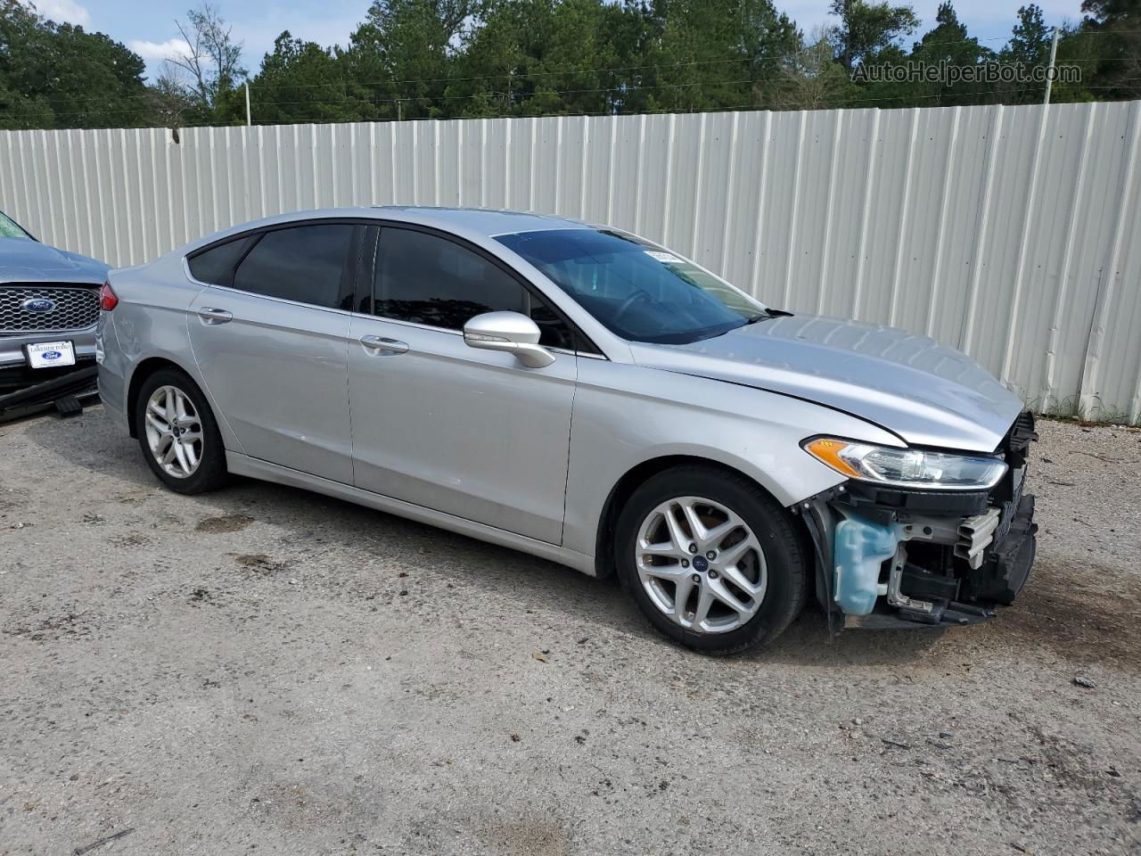 2016 Ford Fusion Se Silver vin: 3FA6P0H71GR151842