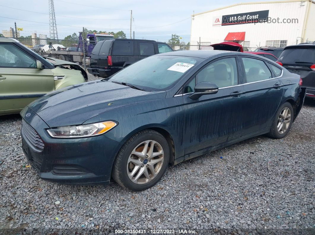 2016 Ford Fusion Se Green vin: 3FA6P0H71GR201459